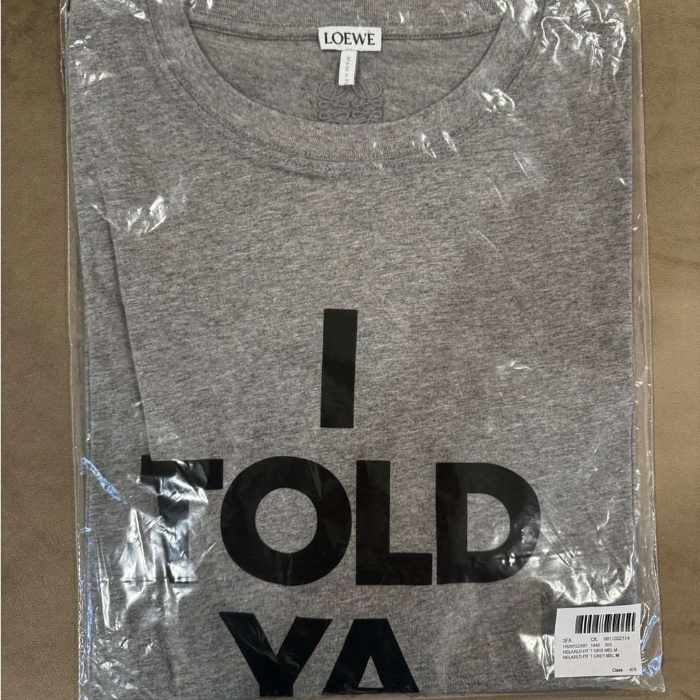 Original LOEWE ‘I Told Ya’ shirt from CHALLENGERS